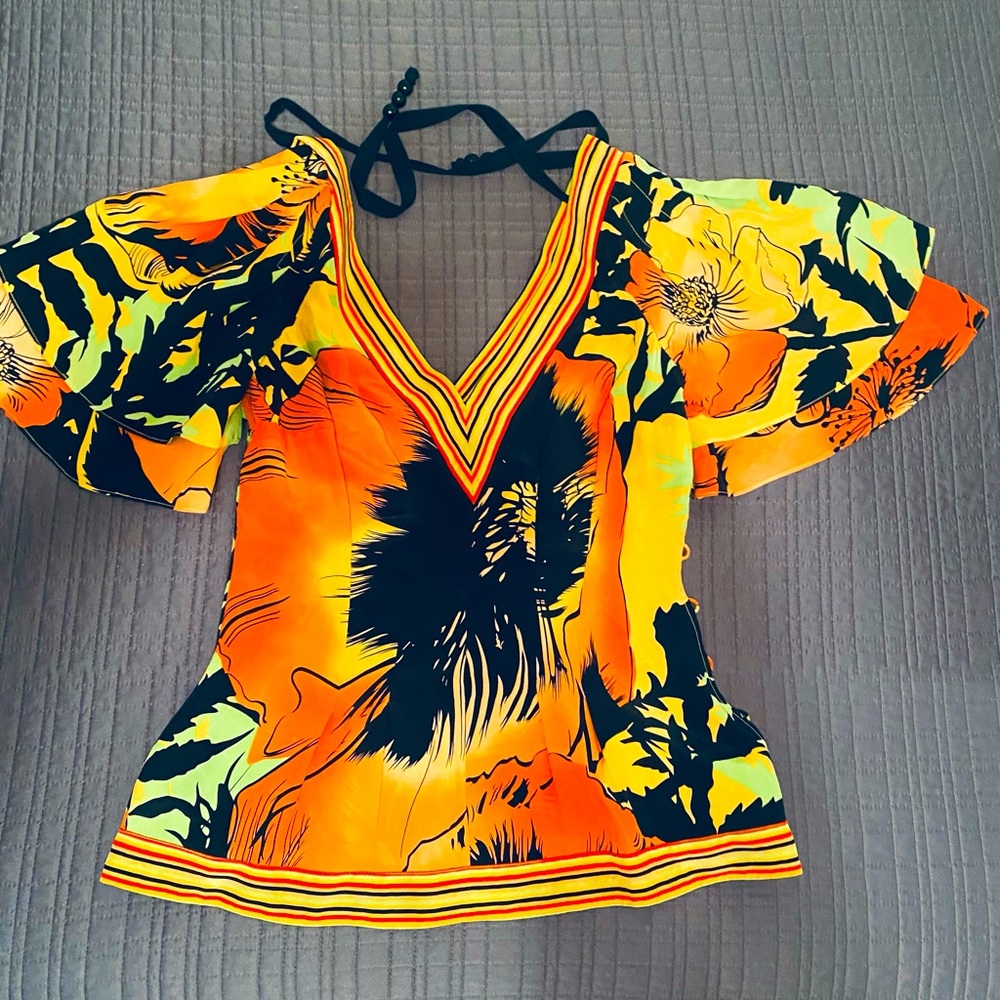 Plenty by Tracy Reese tropical shirt.